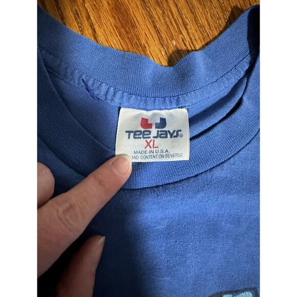 Vintage Virginia T Shirt Size Large, Stunning and Single Stitch Sleeves Fishing - Picture 4 of 5